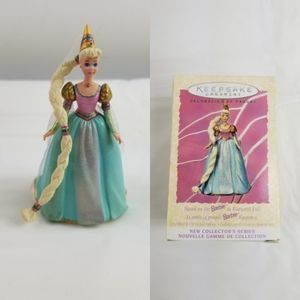 Barbie rapunzel Hallmark ornament